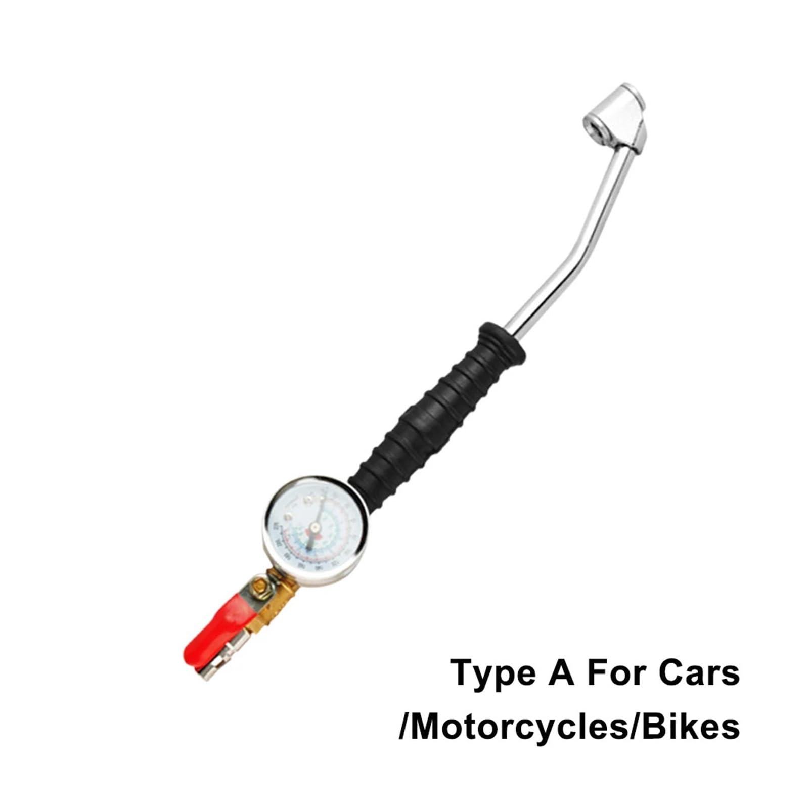 Bomba de aire rápida para coches Con varilla de presión de neumáticos manómetro de coche 0-15bar/220Psi herramientas de reparación universales