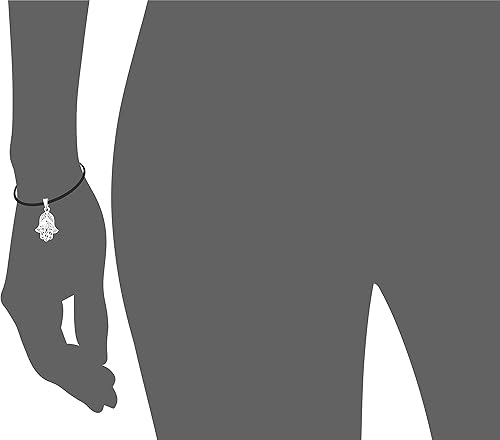 Miniatura 3 de Mystigold Hamsa - Colgante para mujer chapado en oro de 18 quilates o plata de ley 925 chapado en rodio I mal de ojo, collar con dije de protección