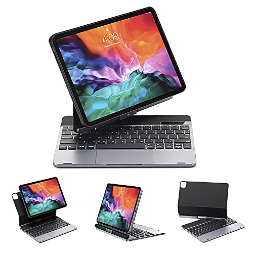 Doqo Custodia con tastiera compatibile con iPad