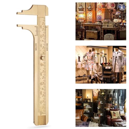 Calibrador Vernier de Latón Medidor Digital Mini miniatura 3