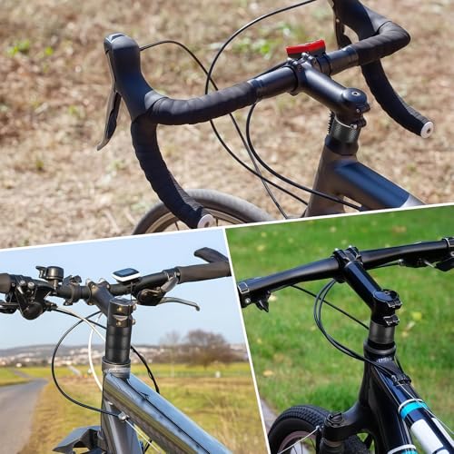 Vesavifaka 12 Stück Fahrrad Carbon Faser Headset Abstandshalter Spacer, Mattes Finish, Passt für 1-1/8 Zoll Vorbau für MTB, Mountainbike Straßenrad Lenker Vorbauten, (15/10/5/3/2/1mm) 6 Größen