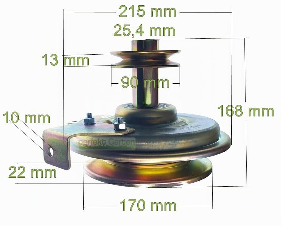 perfektGarten Embrayage à lame mécanique compatible Cub Cadet CC 1022 KHI 917 HE 1018 KHN 1024 KHJ