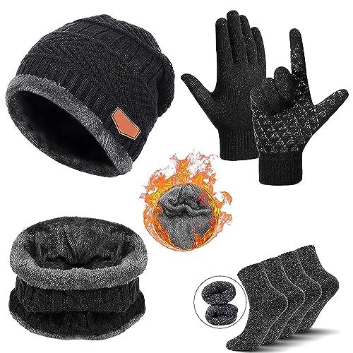 Set de bufanda, gorro y guantes para Hombre marca NEWKIBOU
