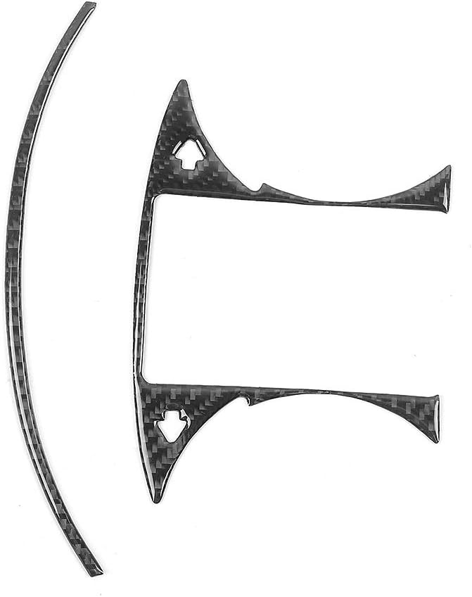 BAFOVY Carbon Fiber Console Panel Trim Dashboard Control Strips for C Class W205 GLC C180 C200L C260L with Self Adhesive Design Exquisite Surface Protection