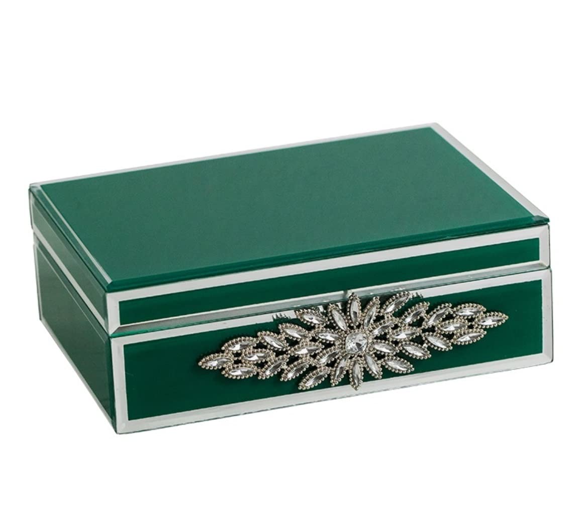 Moderno Portagioie in Acrilico Organizzatore di Gioielli in Velluto Anelli per Orecchini Collane Bracciali Custodia per da Donna Porta Gioielli(24 * 8.5 * 18cm)