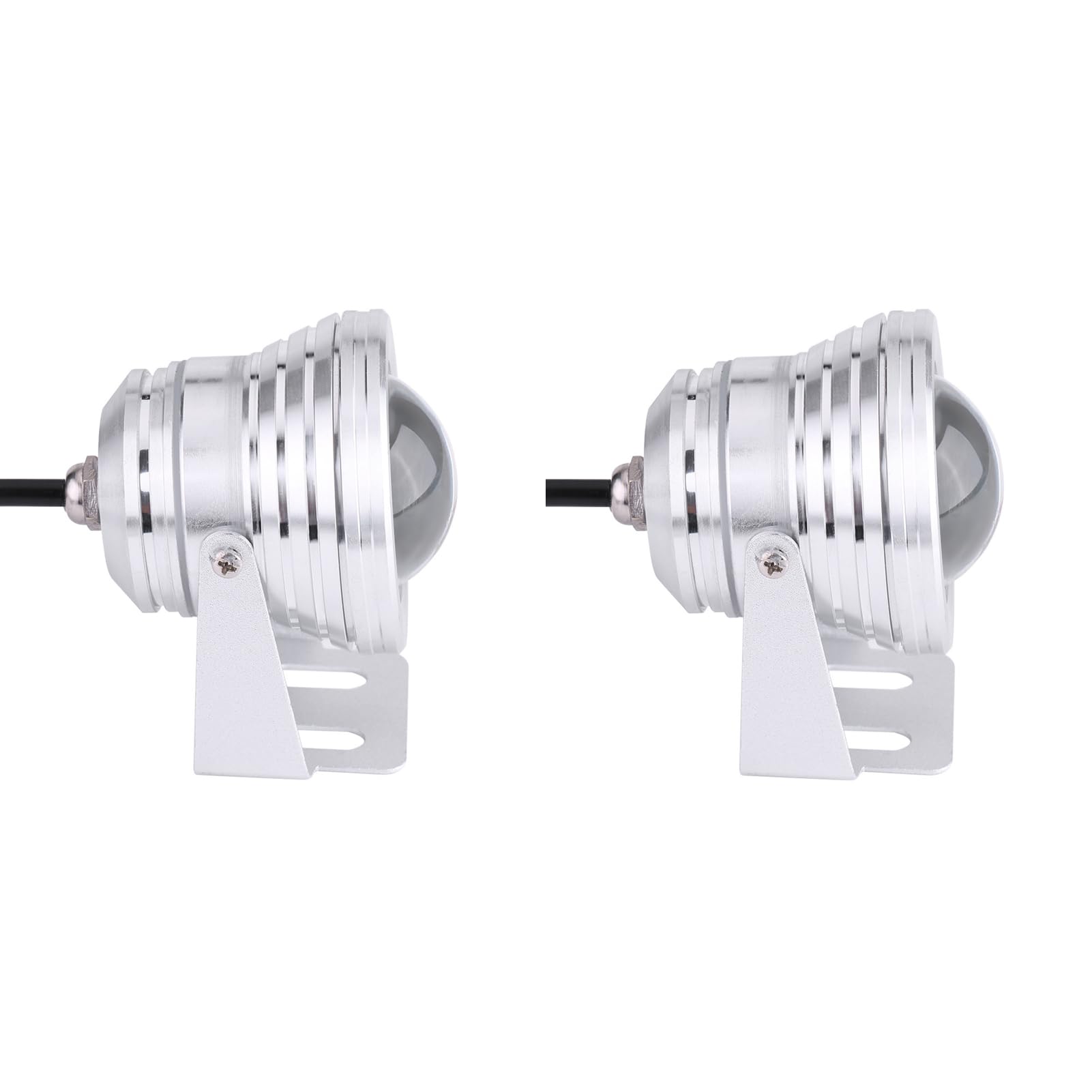 Foco de Jardín RGB de 2 Uds, Yate de Barco Marino 10W 12V RGB Lámpara LED a Prueba de Lluvia con Control Remoto