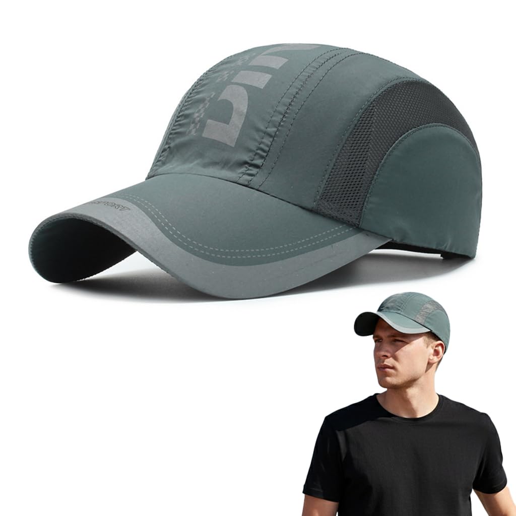 Zibuyu® Quick-Dry Baseball Caps for Men Women, Breathable Sports Cap for Men Stylish, Adjustable Buckle Closure Summer T
