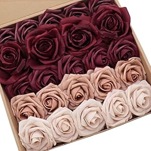 Alternative view of D-Seven Künstliche Blumen Combo Box Set für DIY Hochzeit Blumensträuße Tafelaufsätze Blumenarrangements Brautdusche Babyparty Party Home Dekorationen
