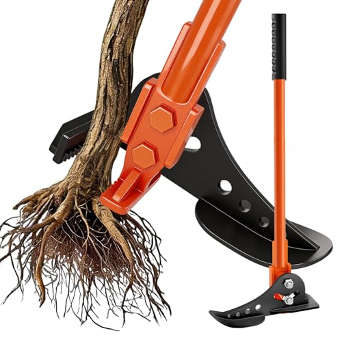 voominhtec Tree Puller (0-4) Large Sapling Puller Manual Tool Uses High Leverage to Fully Uproot Stubborn Shrubs