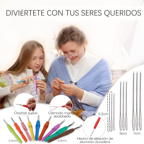 Reviews de Kits para tejer con aguja de lengüeta Top 10. 27 Imagen adicional