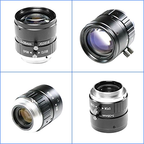 KKmoon 35mm Lente F1.8 CS Mount 5.0 MegaPixel Lente 17.5 Graus de Visão Noturna Infravermelha Para C