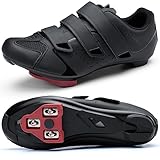 Mens Peloton Cycling Shoes with Look Delta Cleat - Compatible with Peloton Shimano SPD Clips - Spin