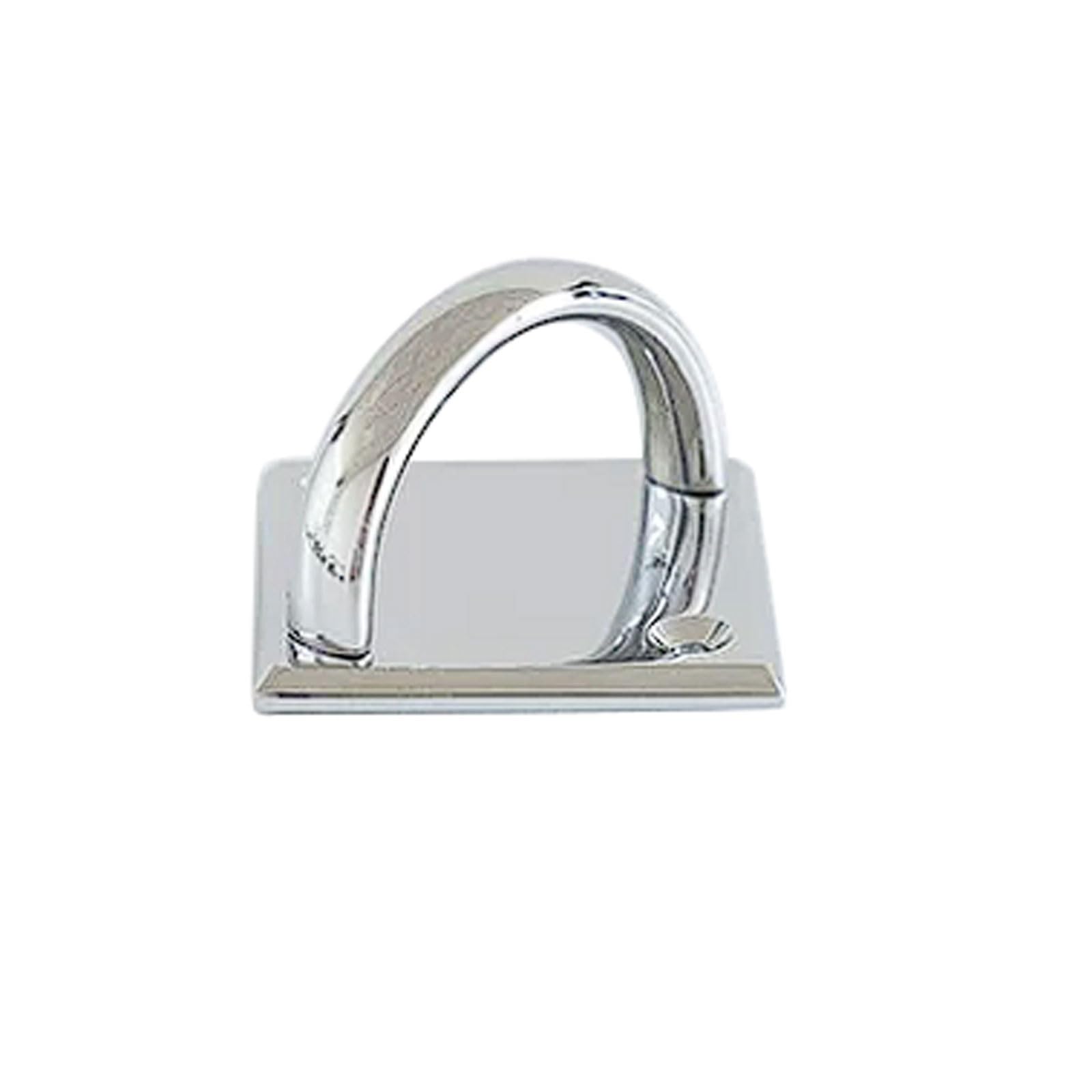 Chenhoju Silver Antique Style Brass Cabinet Pull Square Base, Double Hole Fixing, Multiple Color Options For Drawers And Wardrobes Cabinet Pulls(Silver)