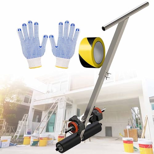 vnmudzeo Hand-Push Line Striping Machine 1.2 to 5.9