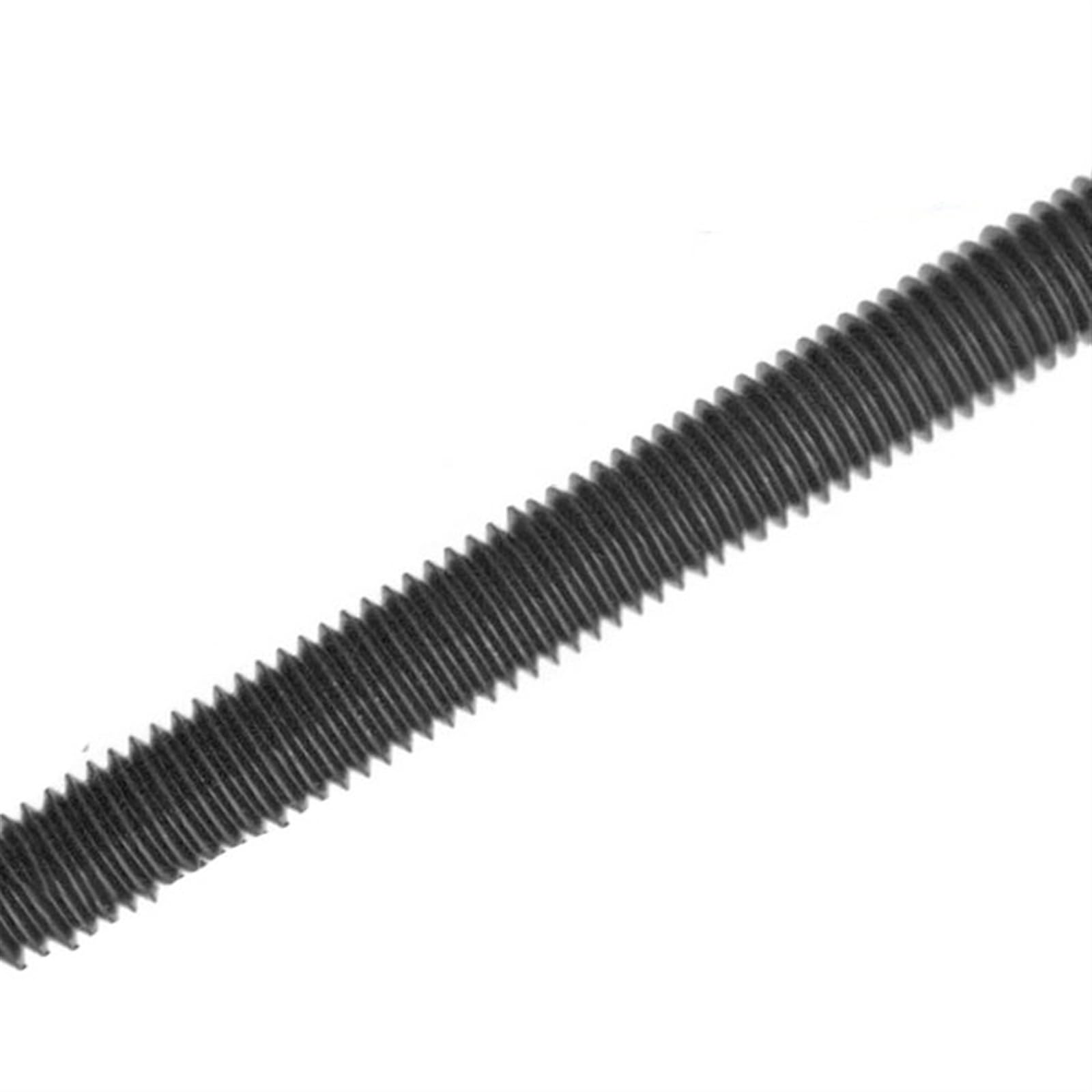 BUBTPKPJH Threaded Bar,Full Thread Rod Screw pitch Carbon Steel Full Teeth Screw 8.8 Grade M2 M2.5 M3 M4 M6 M8 M10 M12 M24 M27 Hardening Blackening Full Thread Screw Bar shaft nut 1pcs(M22 250mm)