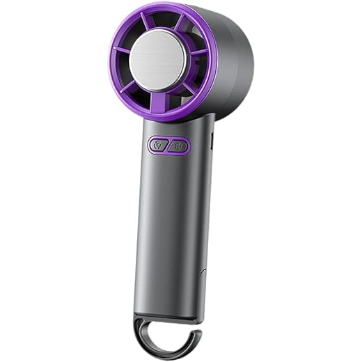 ZOOMELLA SYDL Portable Handheld Fan Desk Fan Rechargeable Po