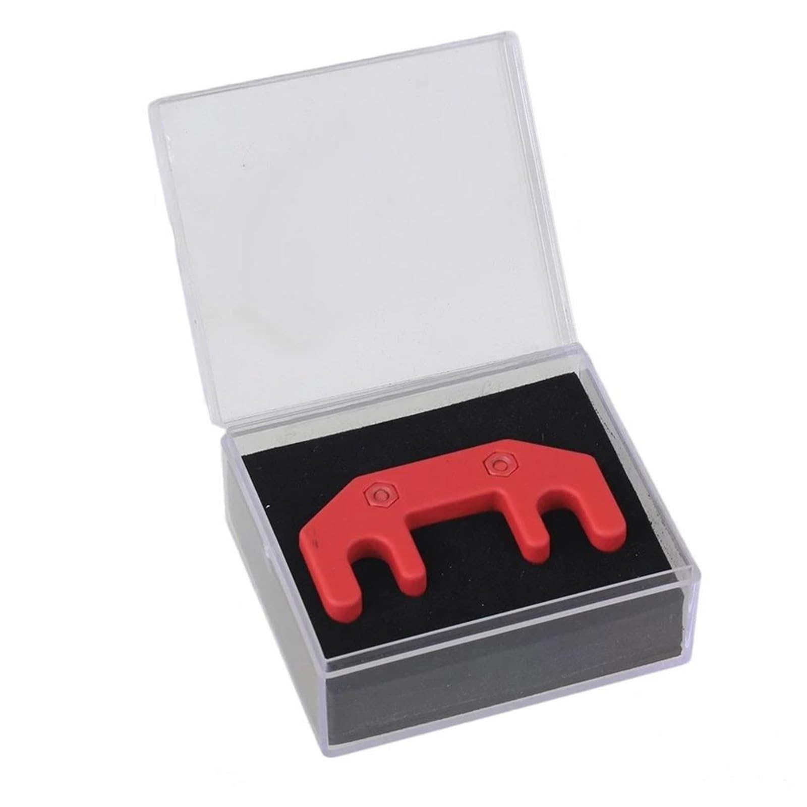 Professionale Accessori Per Violino Sordina Per Violino E Violoncello A 4 Punte In Lega Di Zinco Rivestita Gomma Durevole(Red)