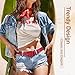 WHIPPY Women Leather Belt Candy Color Fashion Square Buckle Belt Ladies Belt for Jeans Pants Dresses, Bright Red, L