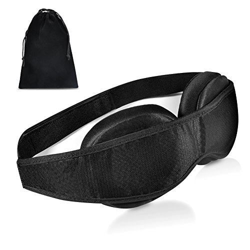 Preisvergleich Produktbild Schlafmaske,Silk Material,Einstellbare 3D atmungsaktiv,Geeignet für Reisen, Familie, Ruhelosigkeit Büro