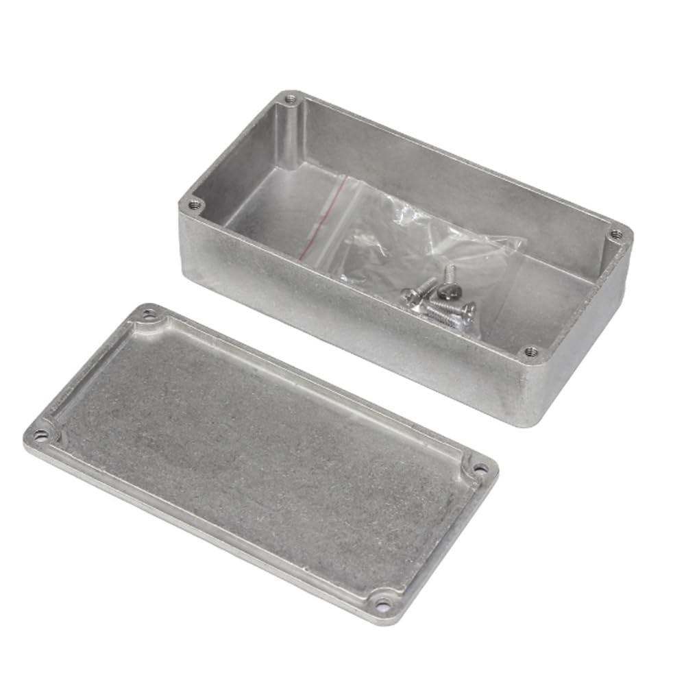 TKOWTB Aluminum Box Guitar Effects Housing Stompbox Effects Housing Drillable Plastic DIY Guitar Pedal Kit