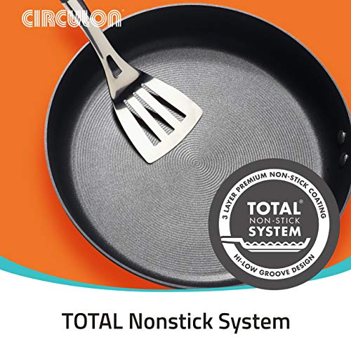 Circulon Symmetry Hard-Anodized Nonstick Frying Pan, 8.5-Inch, Black 3 Gallery Image