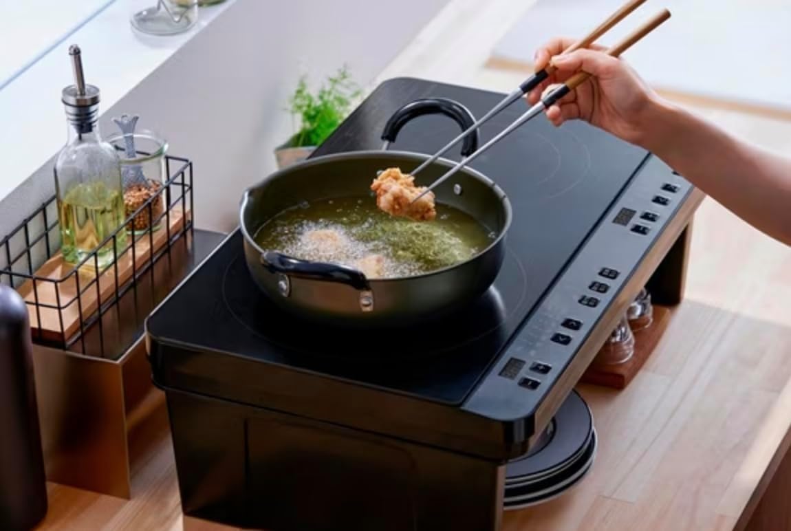 Amazon.co.jp: 2 口 IH コンロ スタンド付き ブラック : ホーム＆キッチン