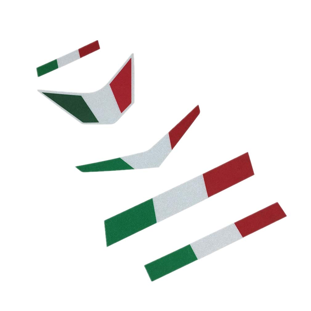 Horayten1 Set Car Styling Decals National Flag Motocross Bike Italia Sticker Bumper