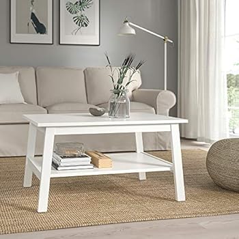 IKEA Lunnarp Coffee Table 90 x 55 cm White : Amazon.com.be: Home