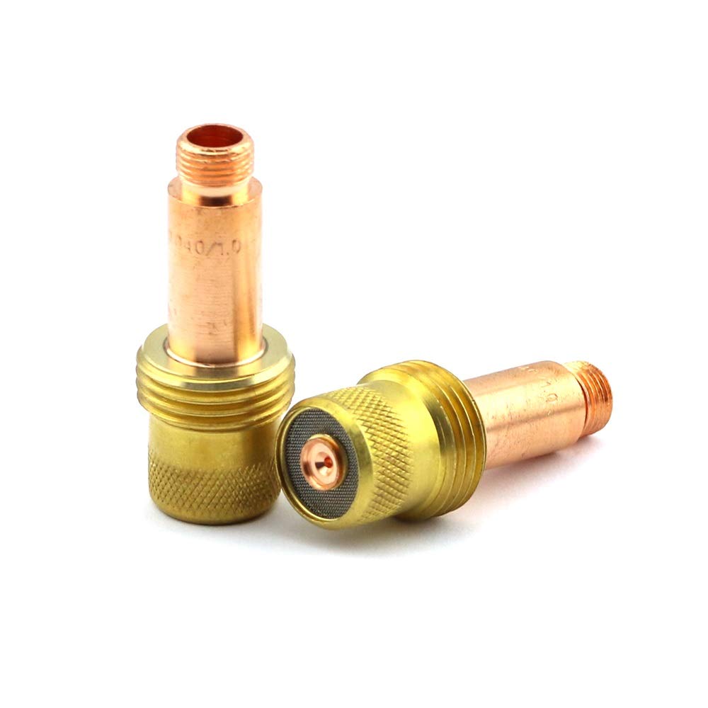 WeldingCity 2-pk Gas Lens Collet Body 45V24 (.040") for TIG Welding Torch 17, 18 and 26 Series from Weldcraft Lincoln Miller ESAB Weldcraft CK (2-PK)