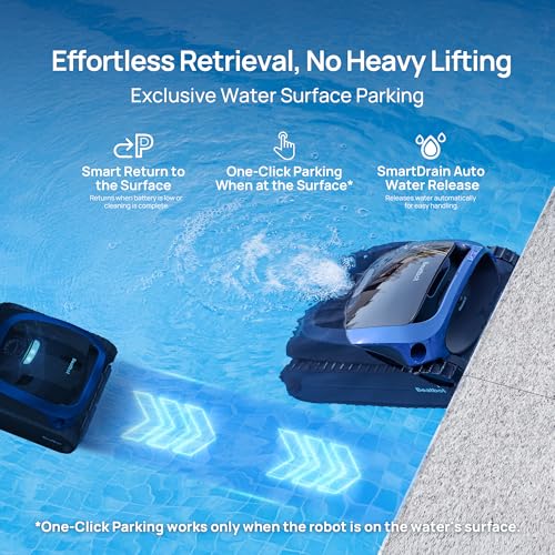 Image of Beatbot AquaSense 2 Cordless Robotic Pool Vacuum Cleaner, Smart Surface Parking, Double-Pass Waterline Scrubbing, Cleans Floor, Walls and Waterline