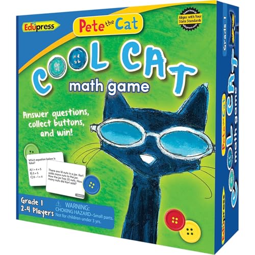 Pete The Cat Cool Cat Math Game Grade 1+ miniatura 4