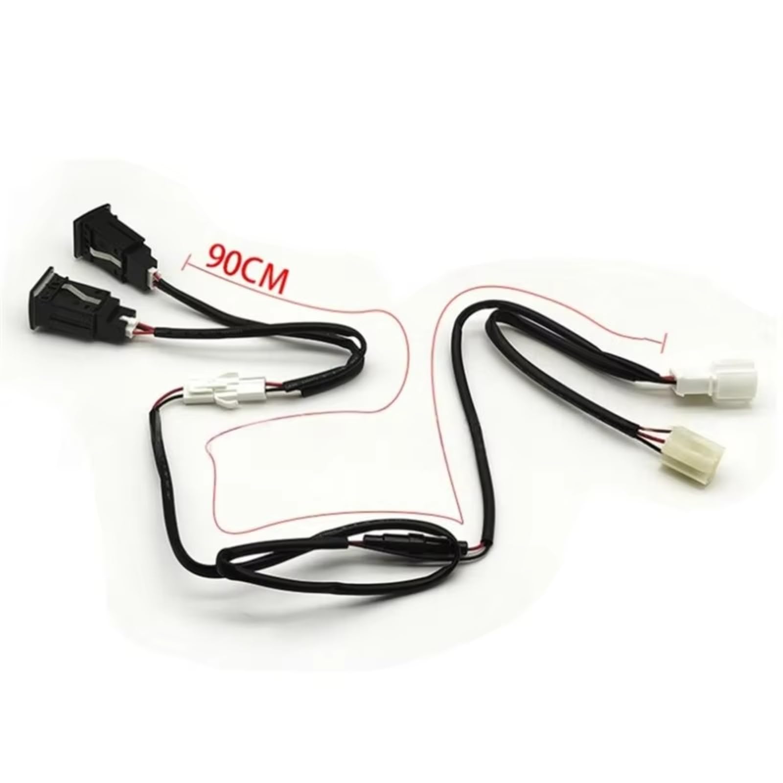 Interfaz USB AUX Coche Para VW Para Golf 6 Para Jetta MK5 Para Scirocco 2006-2012 Enchufe De Coche 12 V/24 V Adaptador De Corriente USB Dual Salida QC3.0 Adaptador USB Interfaz AUX