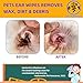 TrendyMate Pet Ear Wipes for Dogs & Cats | Gently Remove Ear Wax, Debris | Sooths & Deodorizes - Relieve Ear Itching & Inflammation, All Natural Ingredients | 100 Count