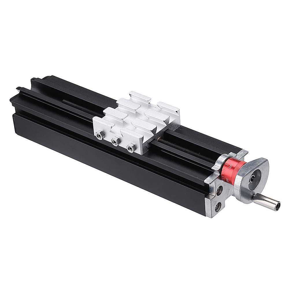 Metal cross slide Sevenmore 200mm Metal Cross Slide Longitudinal Slide Block Z010M For Lathe Feeding Relieving Axis X/Y/Z