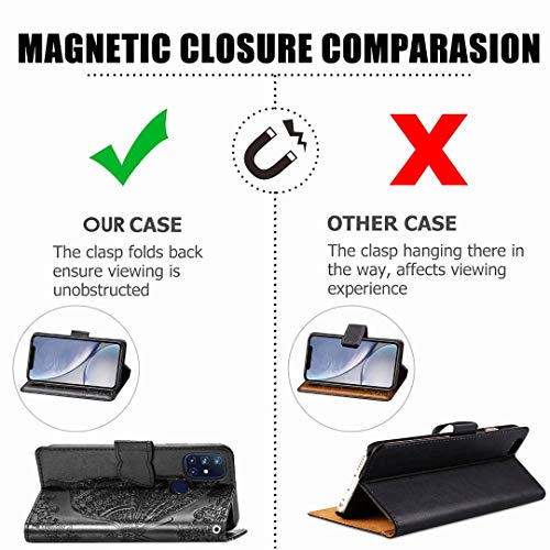 JIAFEI Case for Honor 90 Lite 5G, Premium PU Leather Flip Wallet Cover - Image 4