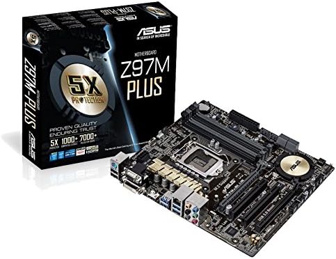 ASUS Micro ATX DDR3 2600 LGA 1150 Motherboards Z97M-PLUS