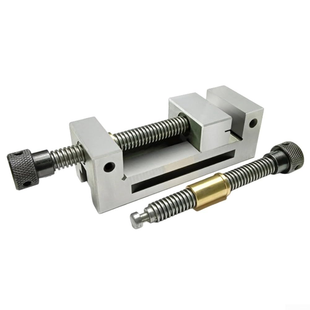 Tornillo roscado de metal para accesorios de tornillo de mordaza plana, mecanismo de sujeción de holgura baja para fresadora y amoladora, se adapta a prensas industriales de 2 a 8 pulgadas (6