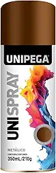UNIPEGA TINTA SPRAY METALICA BRONZE 350ML/210G