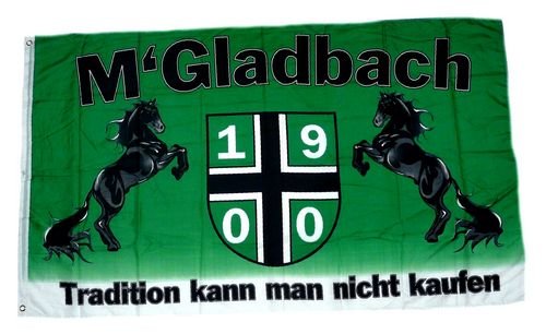 Fahne/Flagge Gladbach Tradition 1900 90 x 150 cm
