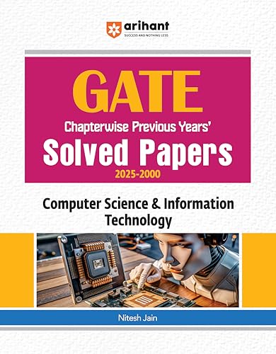 Image of (Old Edition) Arihant GATE Chapterwise Previous Year Solved Paper 2026 -2000 Computer Science & Information Technology (GATE Chapterwise Solved Papers Series)