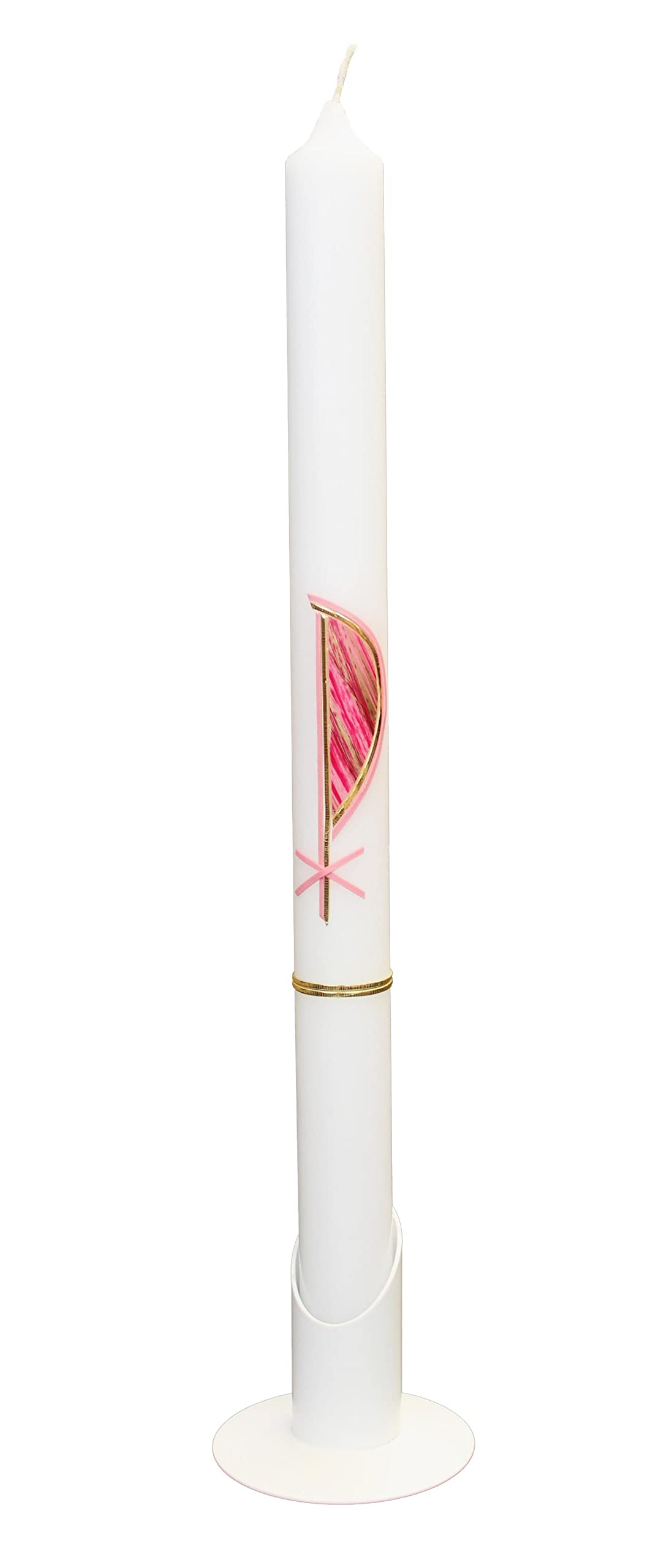 Wiedemann Candela per battesimo Pax 415/30 mm (rosa)