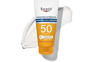 Eucerin Sun Protection SPF 50 Oil Control Sun Advanced Hydration Sunscreen Lotion
