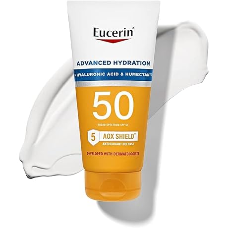 Eucerin Sun Protection SPF 50 Oil Control Sun Advanced Hydration Sunscreen Lotion