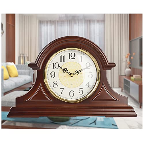 La Mejor Selección de Relojes de chimenea . 42 Reloj de la chimenea, reloj, Reloj de mesa de metal vintage sin tictac, reloj de repisa antiguo, reloj de escritorio for decoración de chimenea de sala de estar Decoración de...