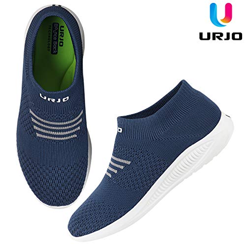 Image of URJO Cotton Women's Lightweight Sports Shoes | Ultra-Flexible Breathable & Perfect for Running, Walking & Gym Shoes Women