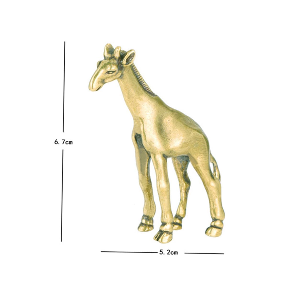 Alipis Decorazione Da Scrivania in Ottone Anticato 5 Pezzi Decorazione Da Scrivania Per Insegnanti Giraffa