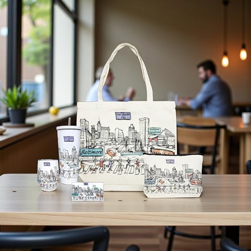 Image of Cities Around the World Artwork Tote Bag Series- Designed in the USA, 17 inchx14 inch, Double Sided Print, Souvenir & Gift