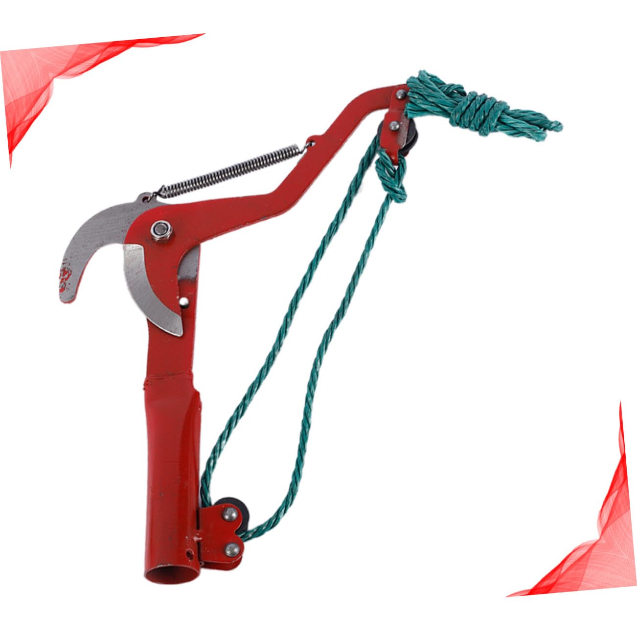 BESPORTBLE Heavy Duty Lopper Scissors for Tree Trimming Pruning Shears with Double Pulley Rope Ergonomic Design for Garden Yard Park