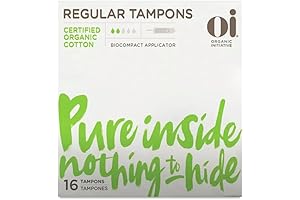 Oi Tampons - Plant-Based, Chemical-Free Period Protection