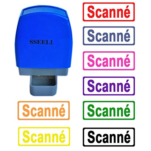 SSEELL Scanné Tampon Encreurs Auto-encreur Bureau self Cachet Stamp Office Pre Inking Timbre - Rose vif Cover